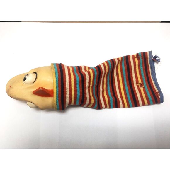 Vtg Bill Baird Hand Puppet Dragon Dinosaur Sock Puppet Ideal Toys 1950s 1960s - Picture 10 of 16